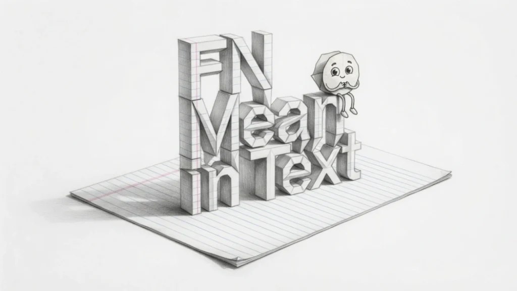FN Mean in Text