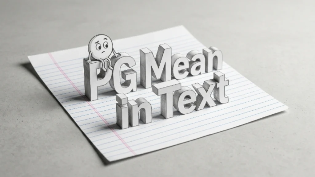  PG Mean in Text