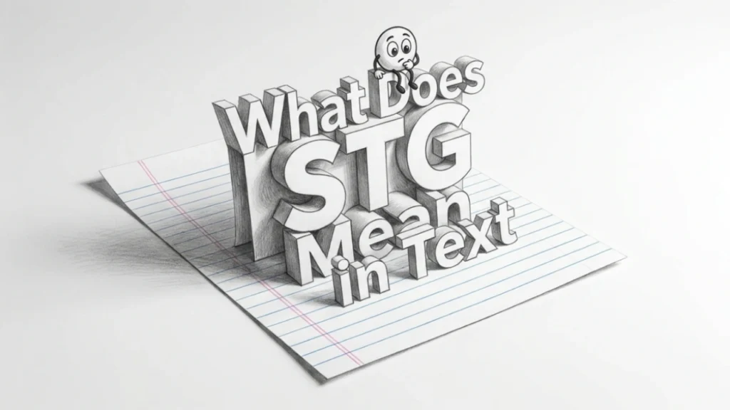 What Does STG Mean in Text