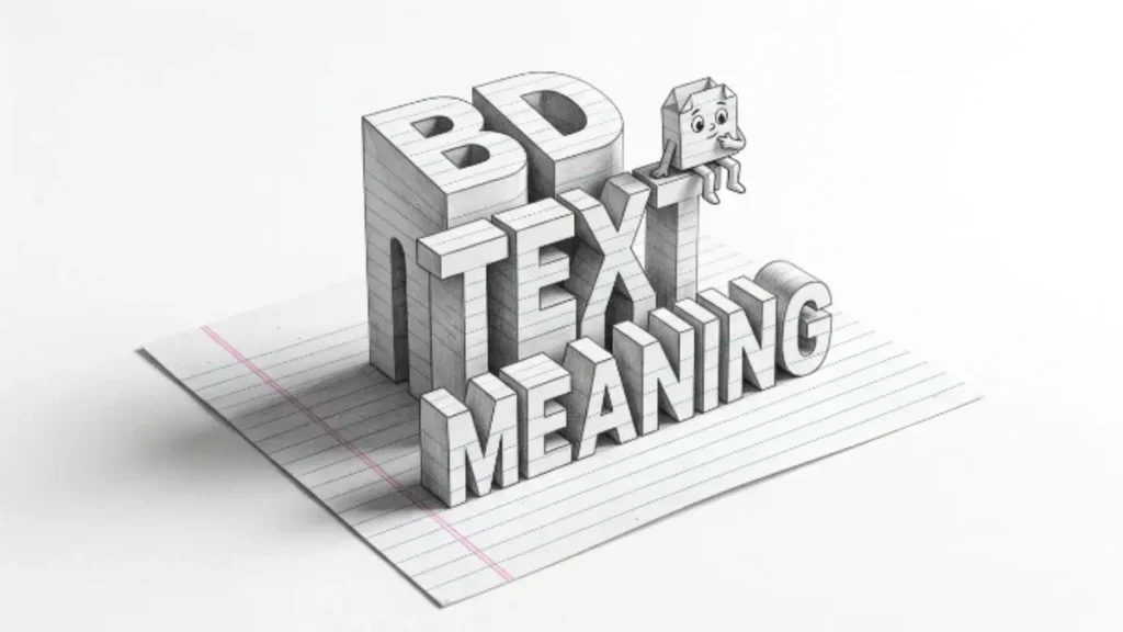 BD Text Meaning
