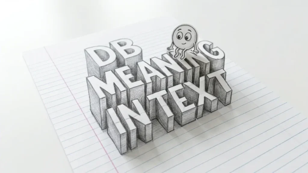 DB Meaning in Text
