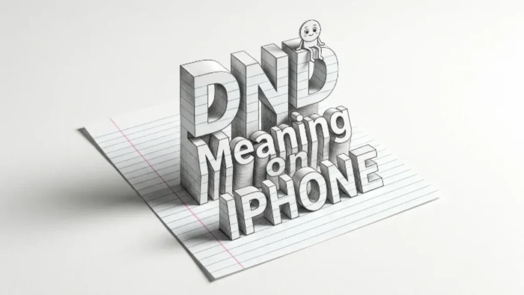 DND Meaning on iPhone
