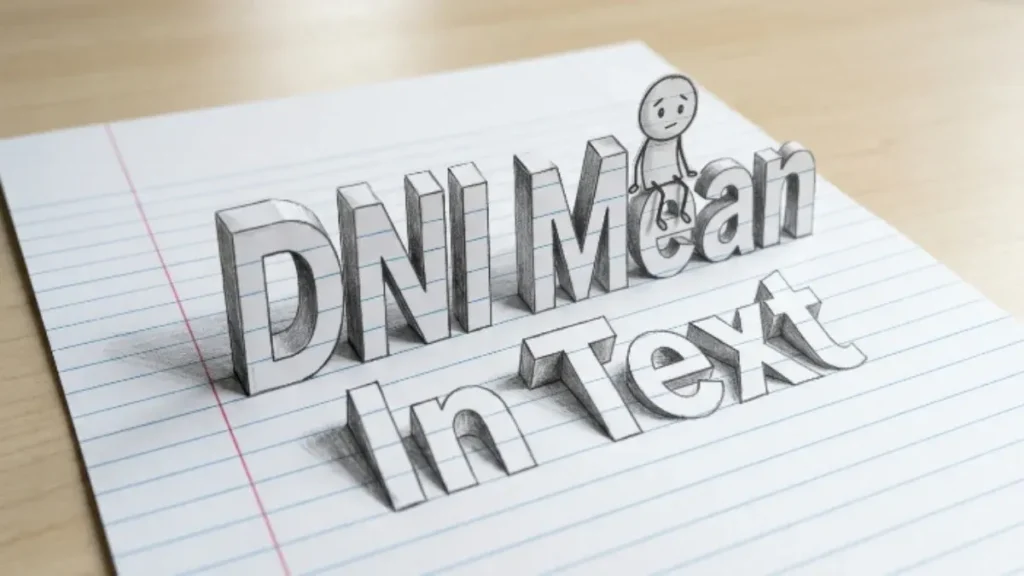 DNI Mean In Text
