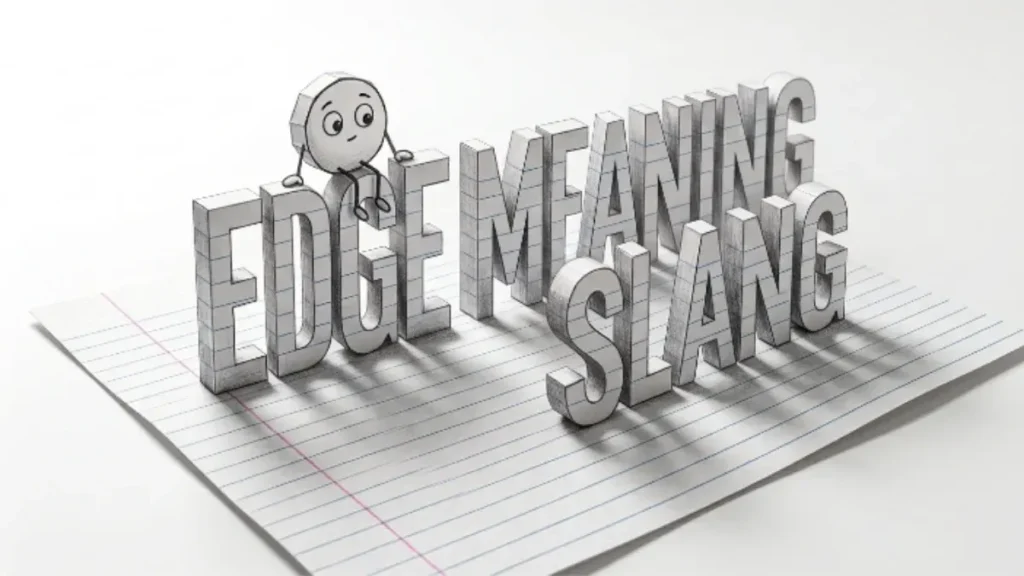 Edge Meaning Slang Edge Meaning Slang