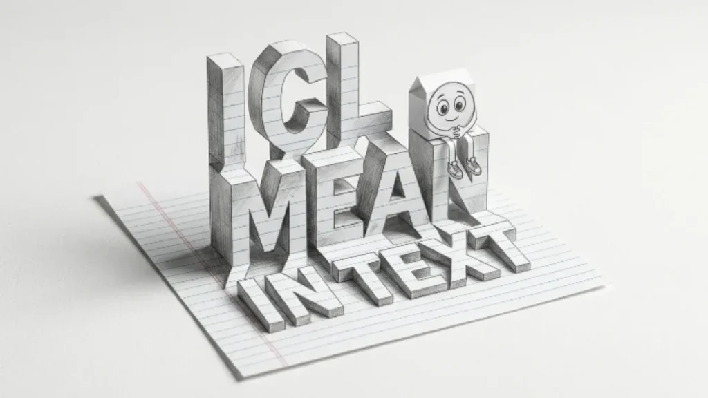 ICL Meaning in Text