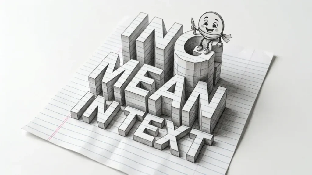 Ing Mean in Text
