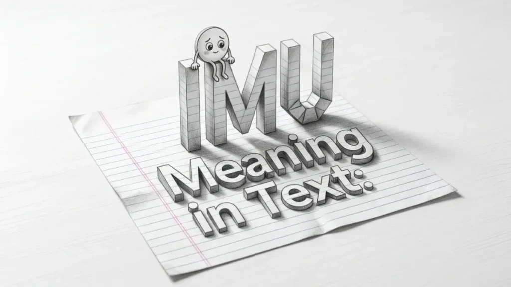 IMU Meaning in Text