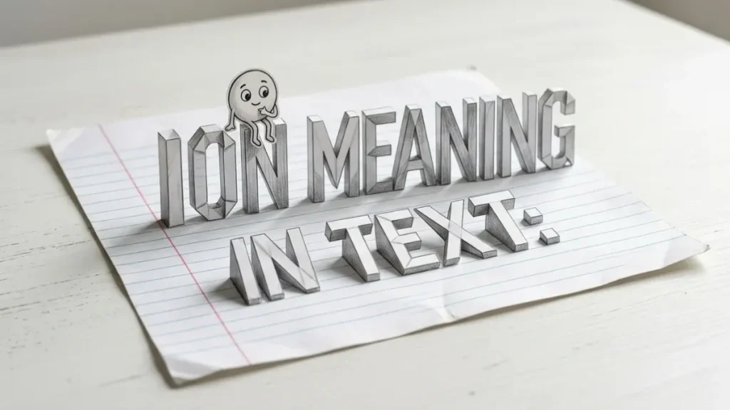 Ion Meaning in Text: