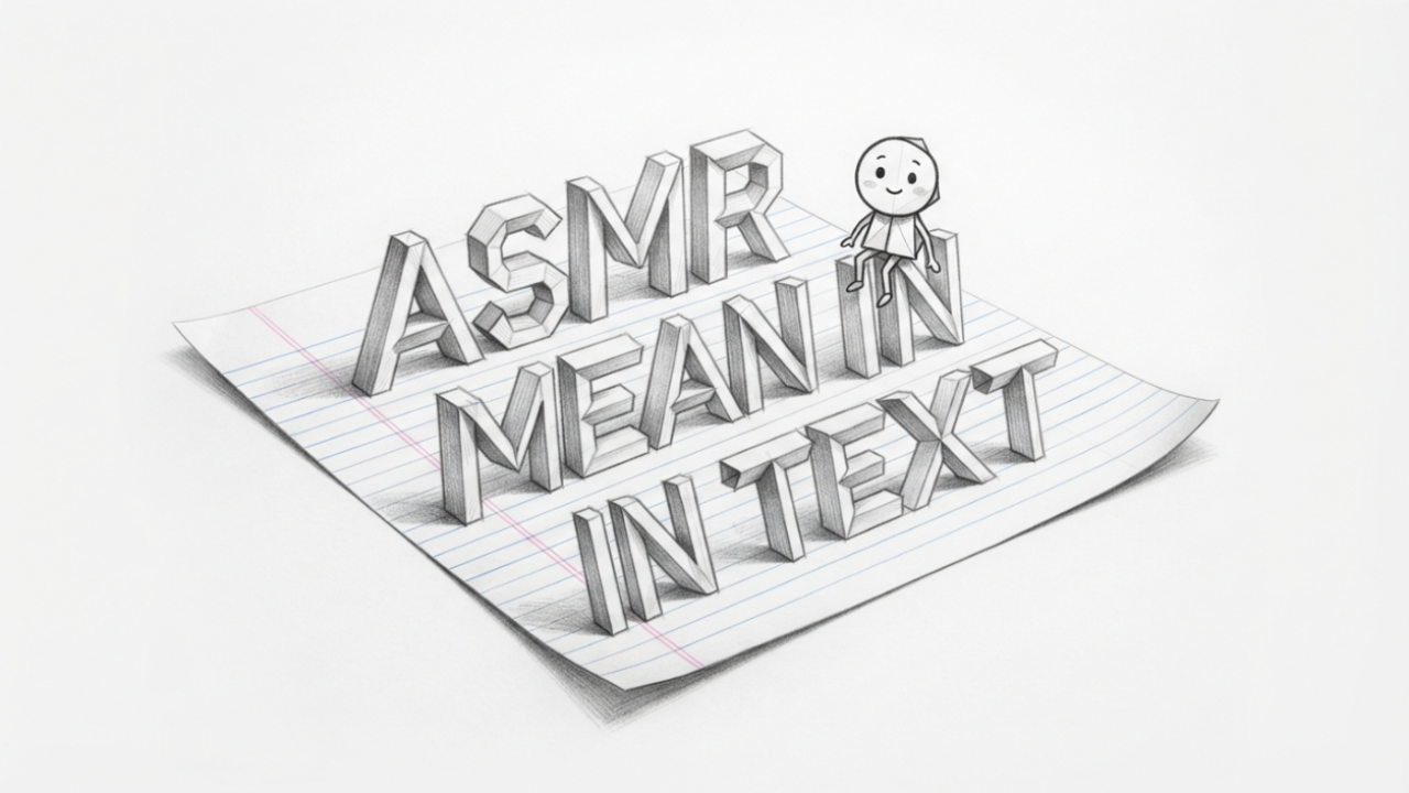 ASMR Mean in Text | Asmr Full Form in Instagram Reels - meaning sky