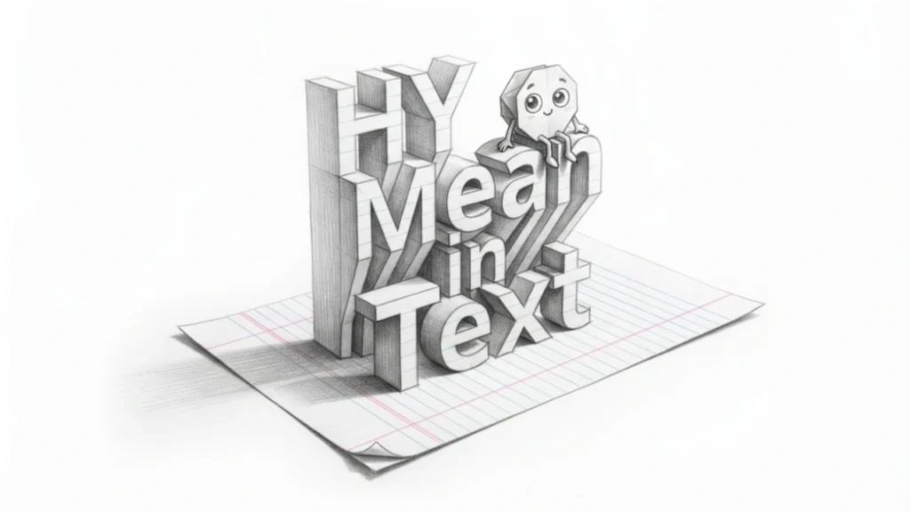 HY Mean in Text