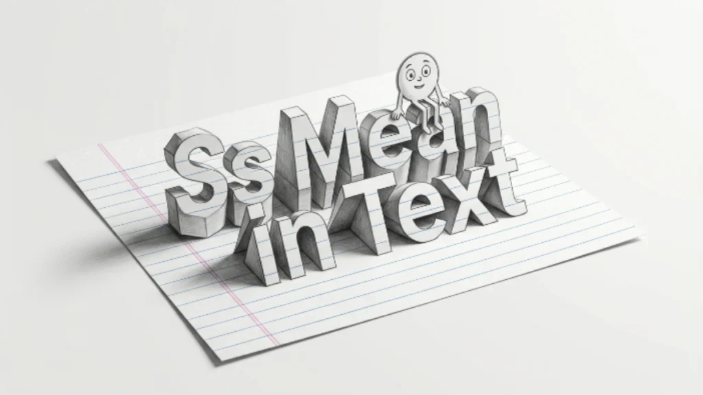 SS Meaning in Text